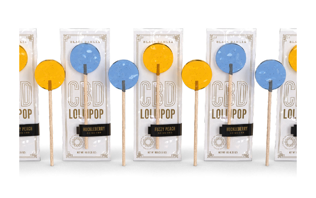 Black Dahlia New CBD Lollipops